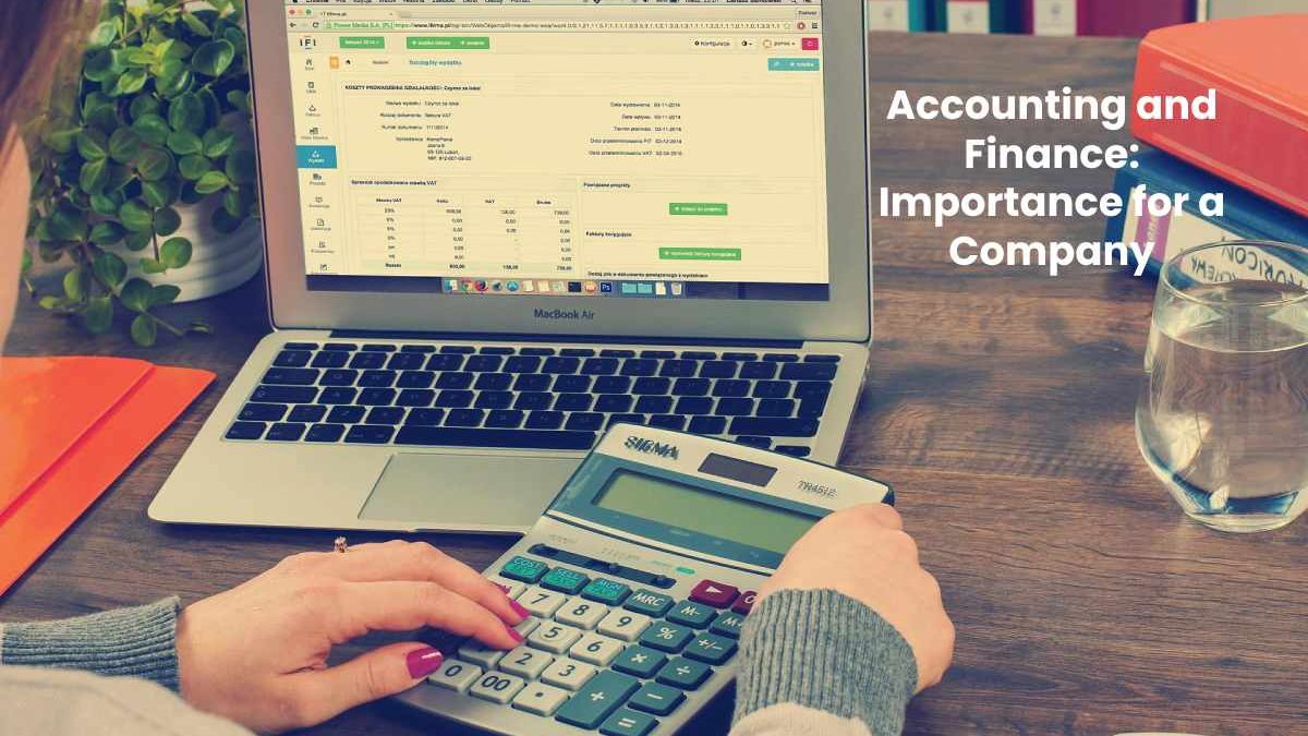 Accounting and Finance: Importance for a Company