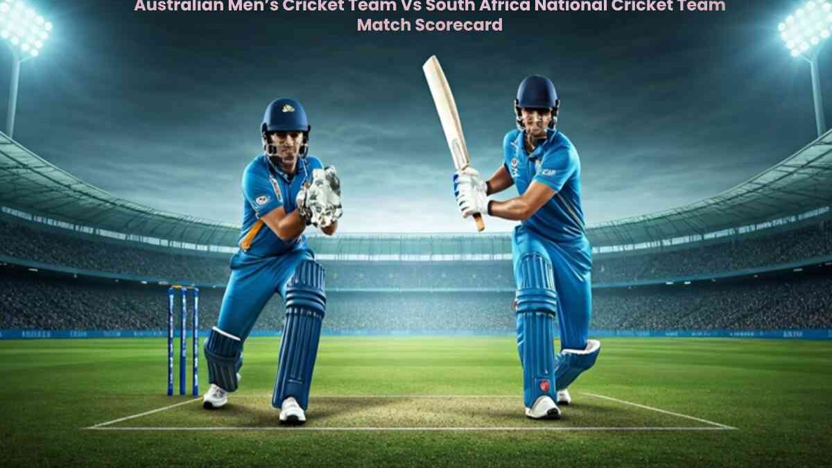 Australian Men’s Cricket Team Vs South Africa National Cricket Team Match Scorecard